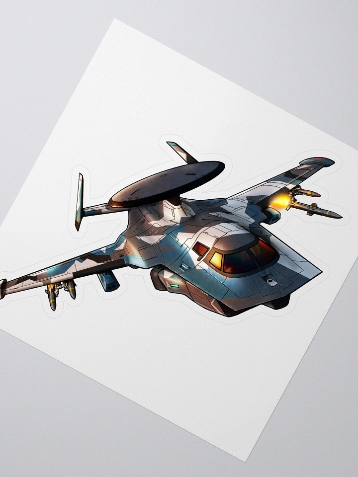 Medusa - Navy Splinter (5.5 inch Sticker) product image (2)