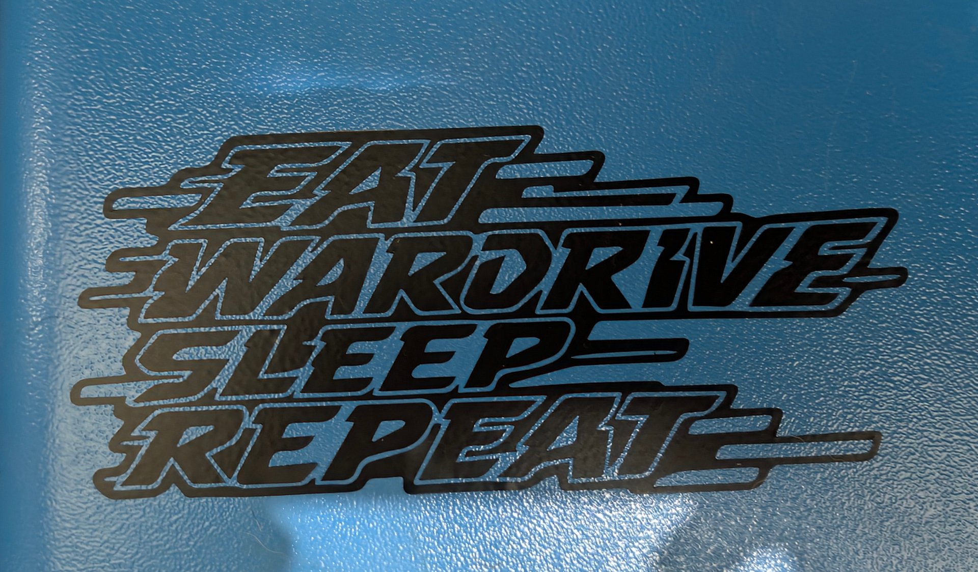 EAT WARDRIVE SLEEP REPEAT - Racing Sticker product image (1)