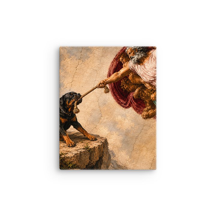 Rottweiler Tug of War - Canvas product image (5)