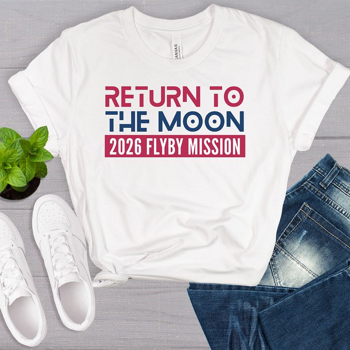 Mission to the Moon T-Shirt April 1 2026, USA Astronaut Graphic Tee, Space Lover Shirt Unisex product image (1)