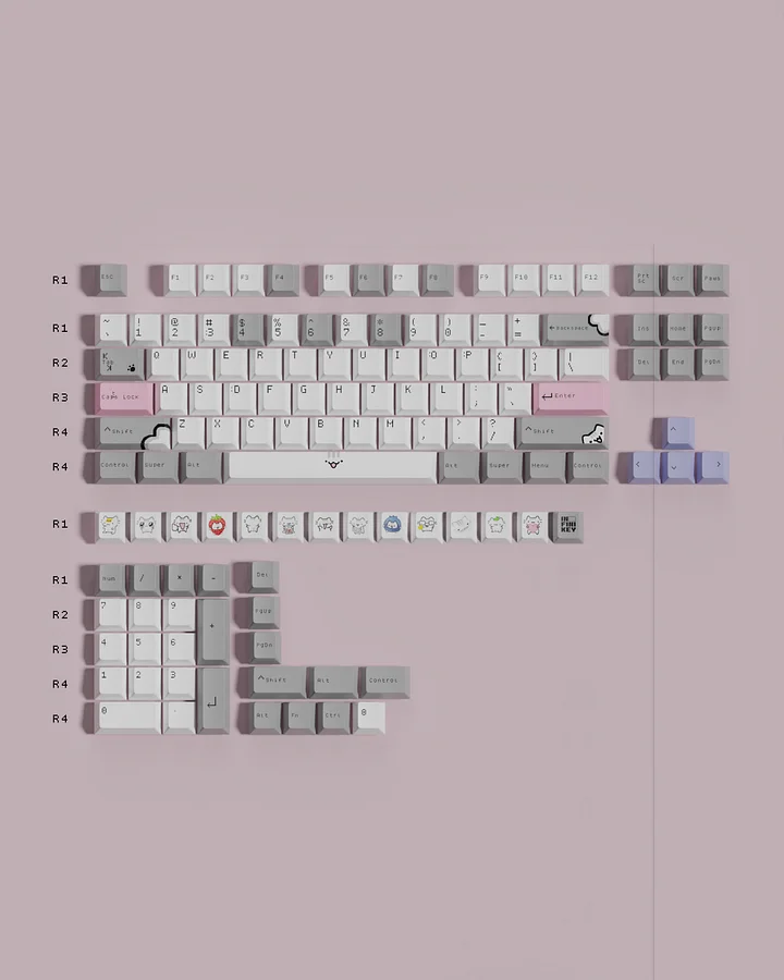 [PRE-ORDER] BasiilLeaf Round 2 Keycap Set product image (1)
