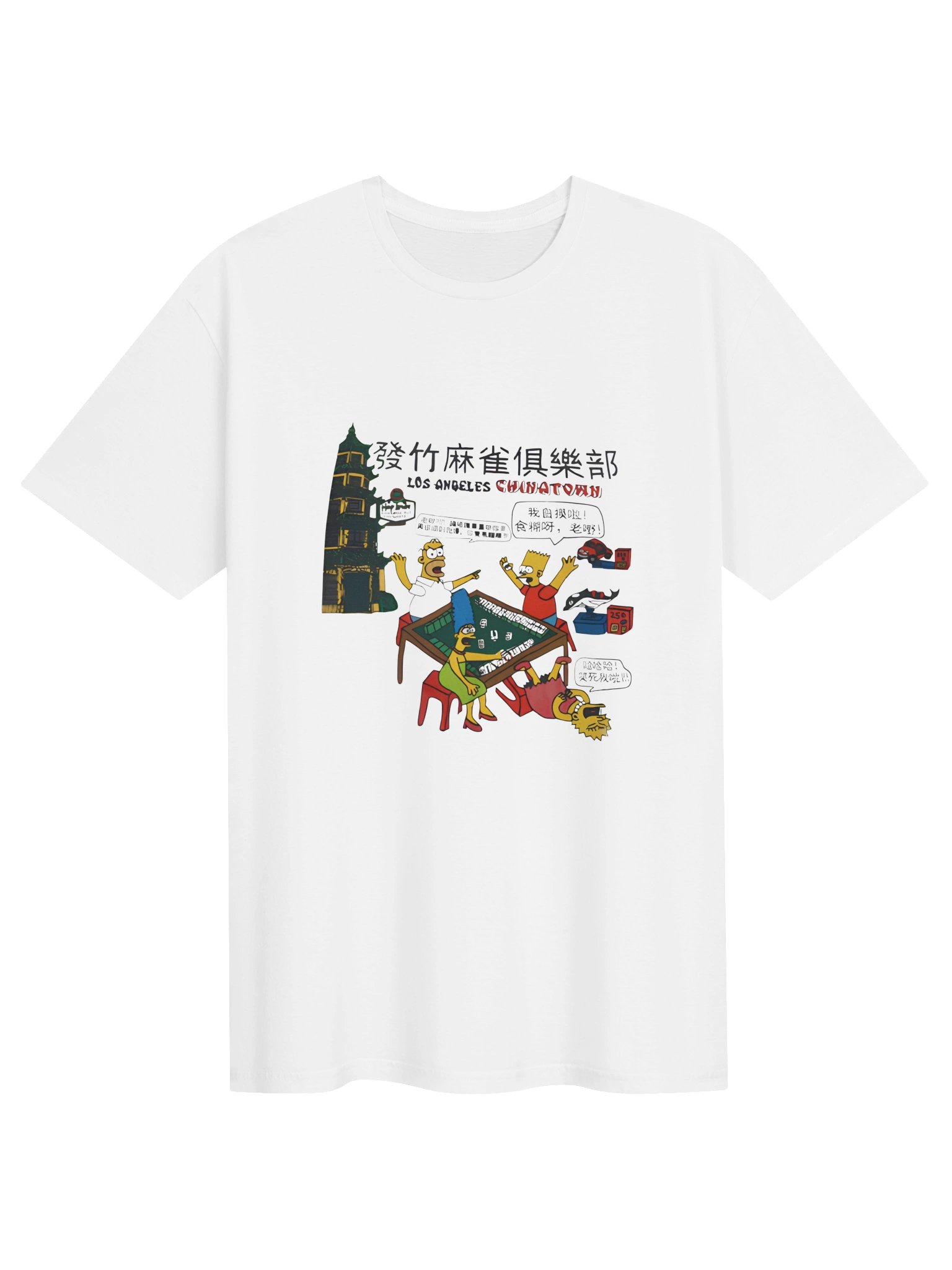 Simpsons Los Angeles Chinatown Shirt product image (4)