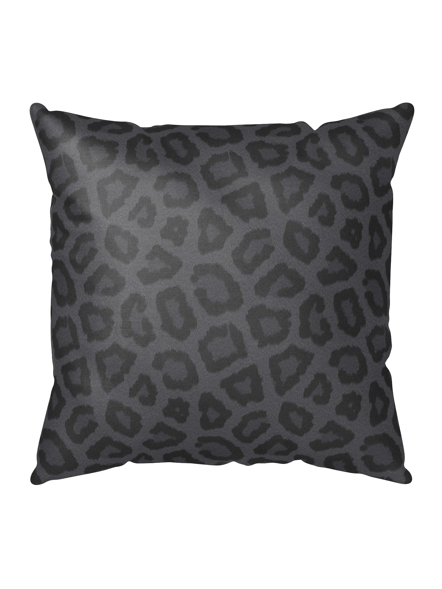 Elegant Black Leopard Print Throw Pillow for Home Decor product image (5)