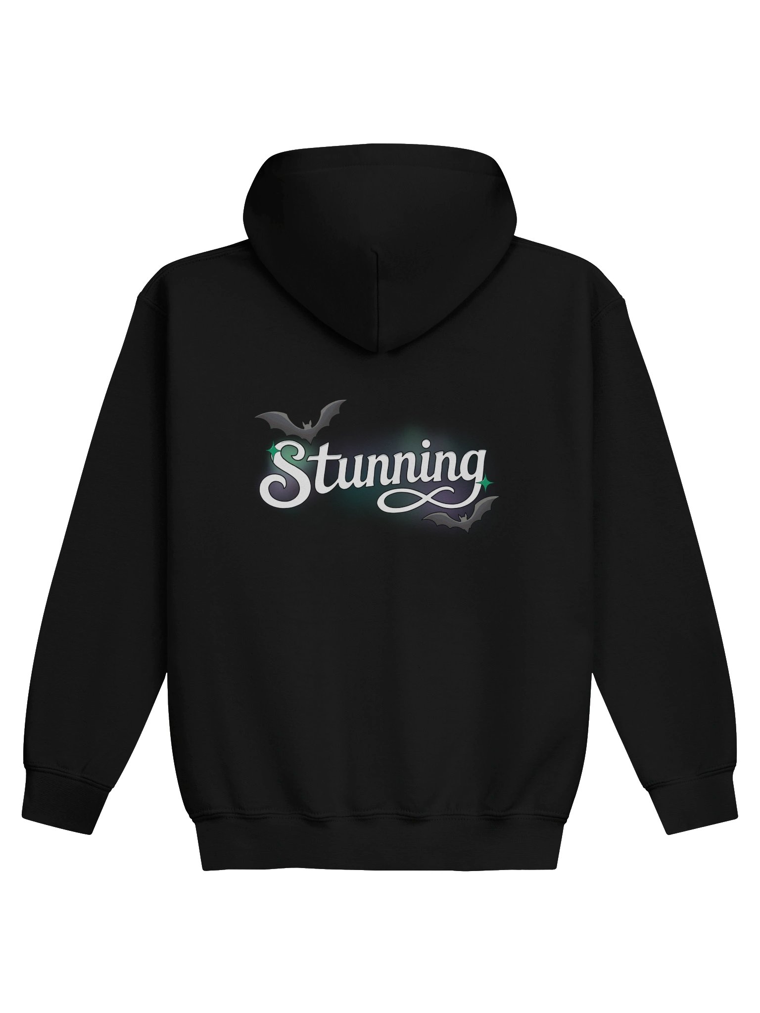 Jnr Stunning in White Hoodie Back Logo product image (1)