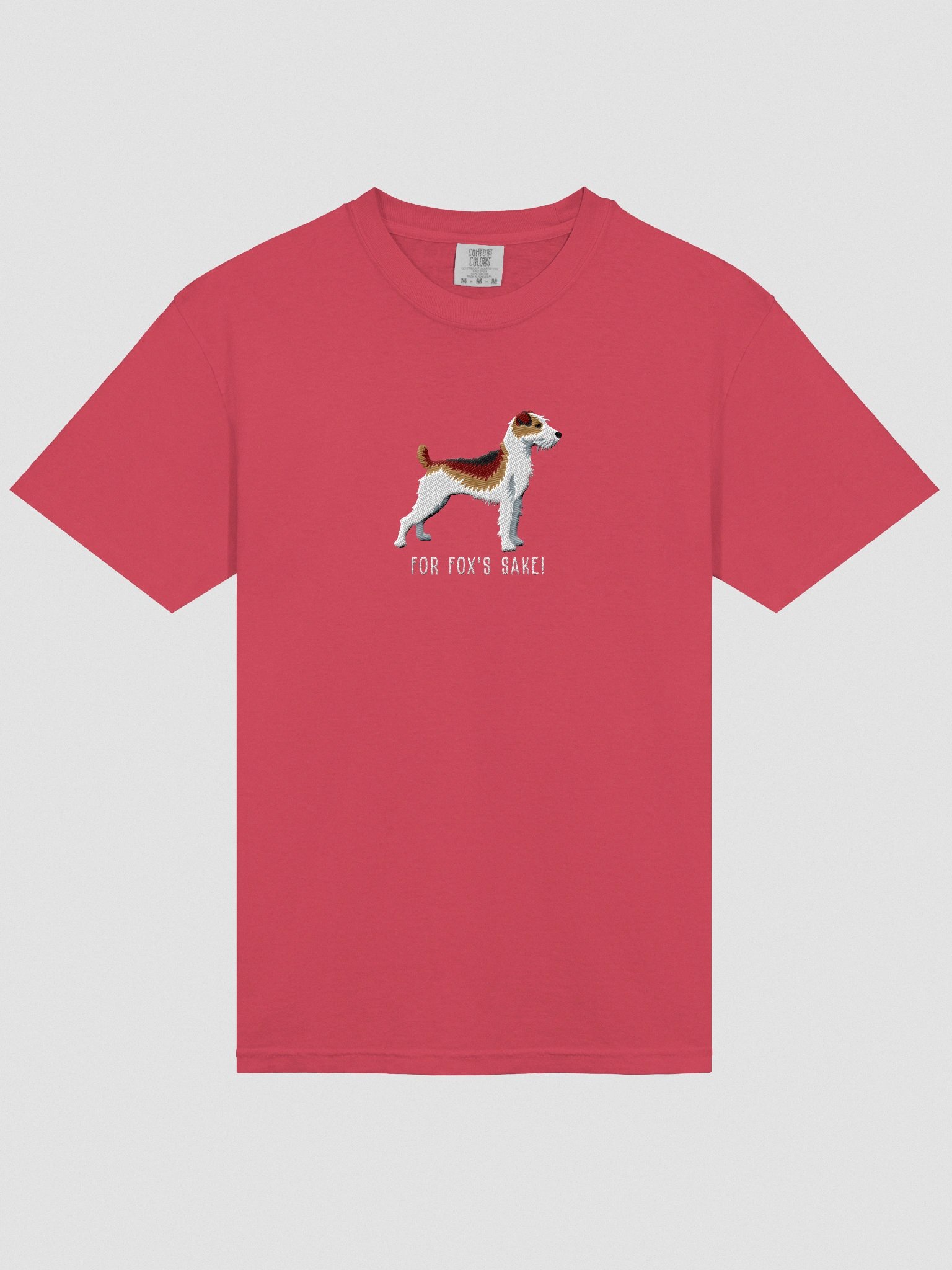 For Fox's Sake! T-Shirt(Embroidered) of a Parson Russell Terrier(Sable) product image (6)