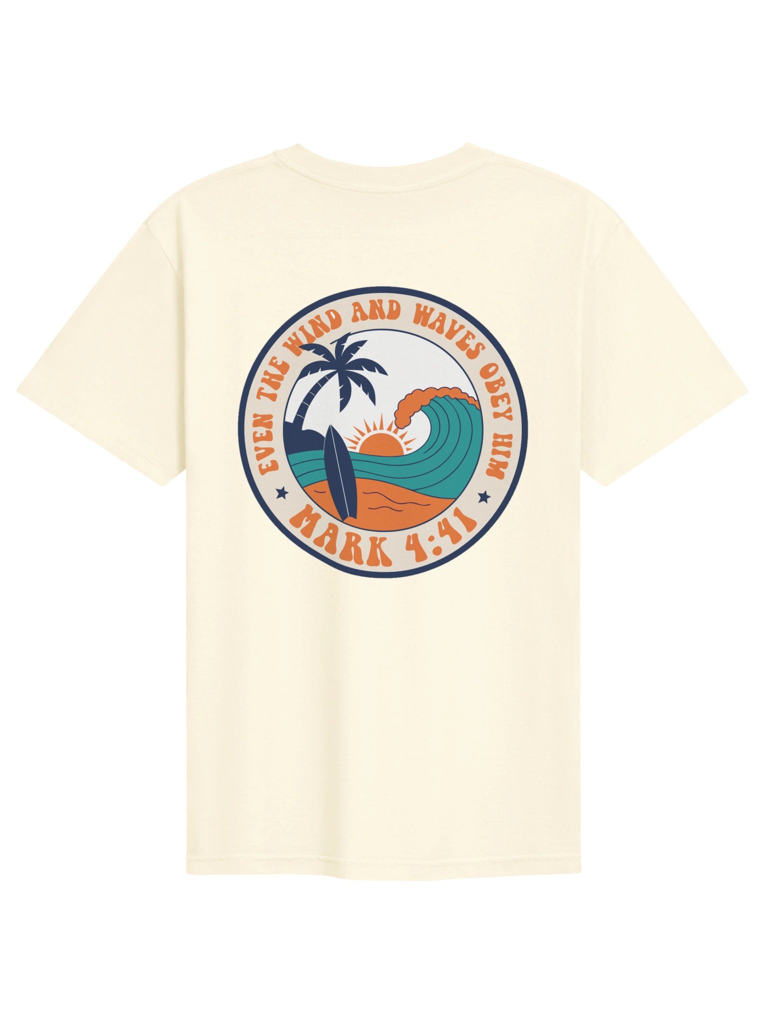 Even the Wind and Waves Obey Him Tee product image (2)