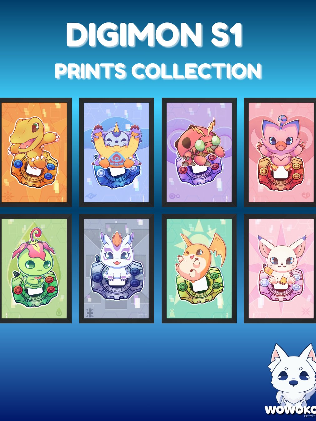 Digimon Season 1 Collection Prints product image (1)