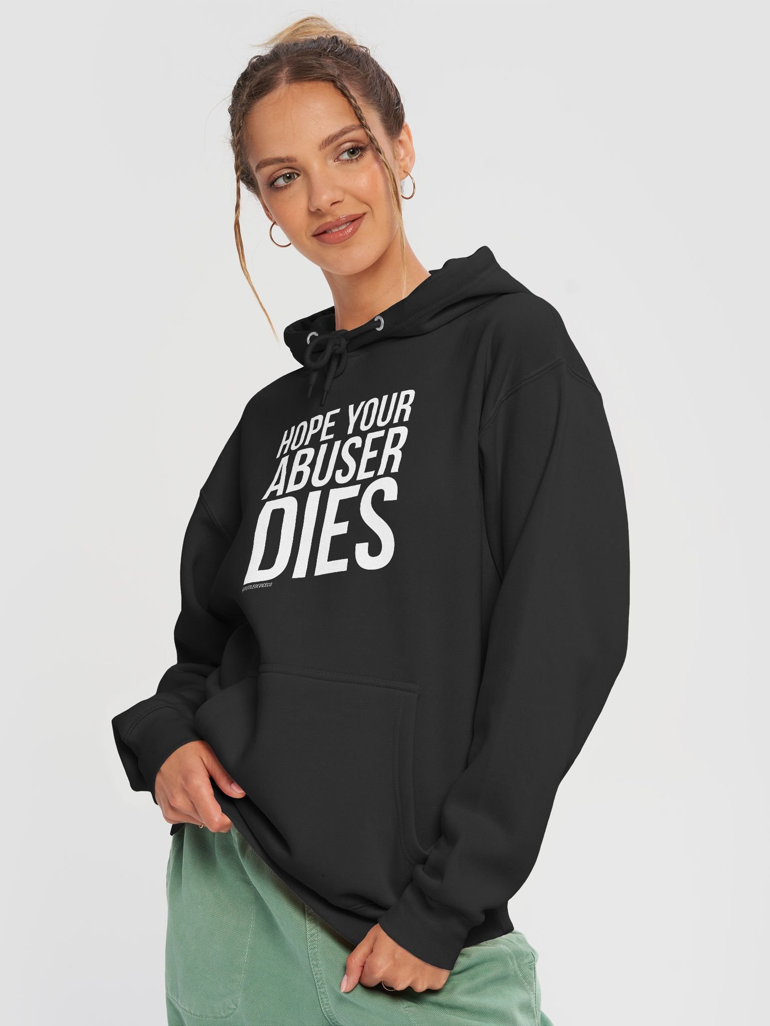 FUTILE DEVICE: HOPE YOUR ABUSER DIES (PULLOVER HOODIE) product image (7)