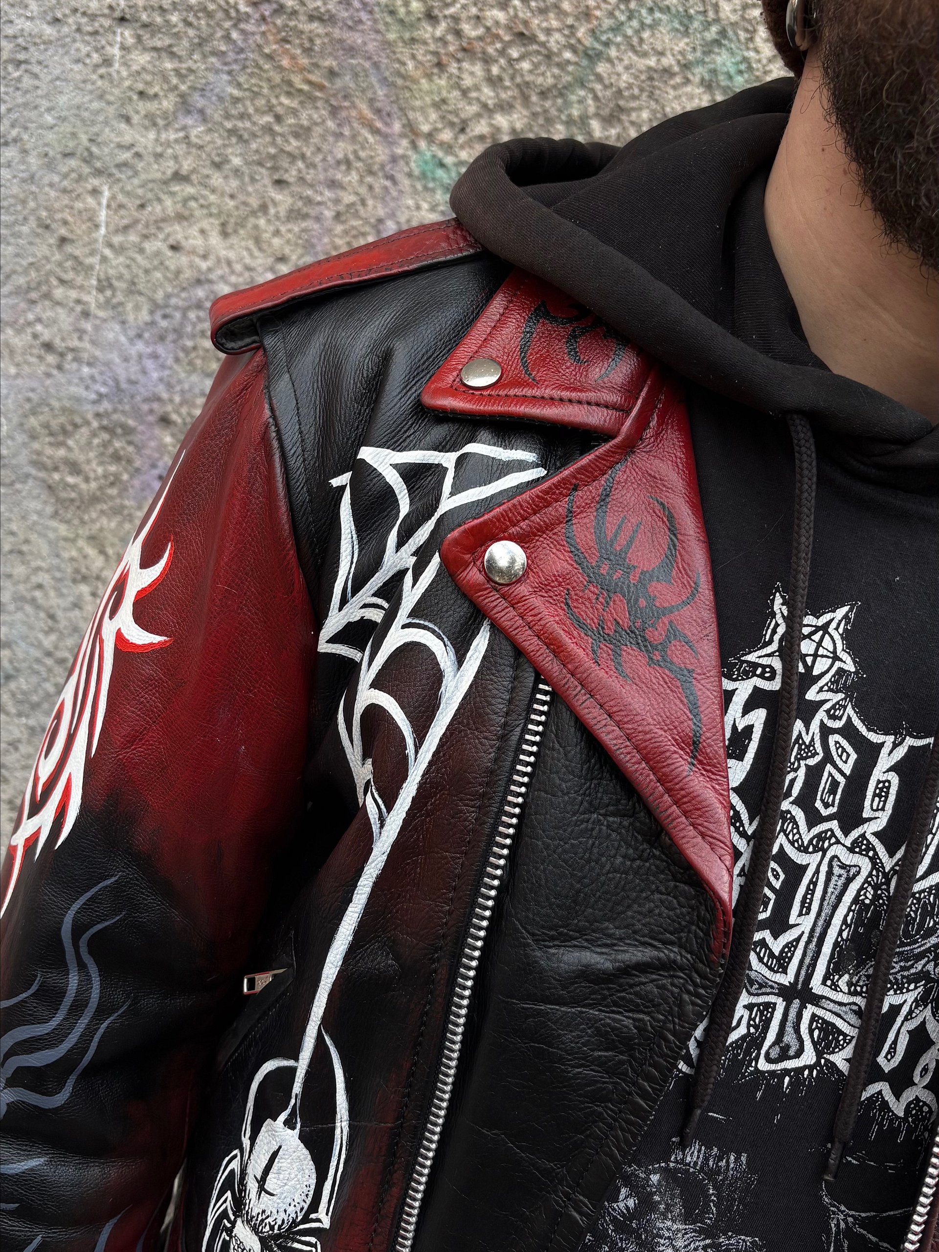 👺 Slipknot Hand-Painted Custom Jacket product image (6)