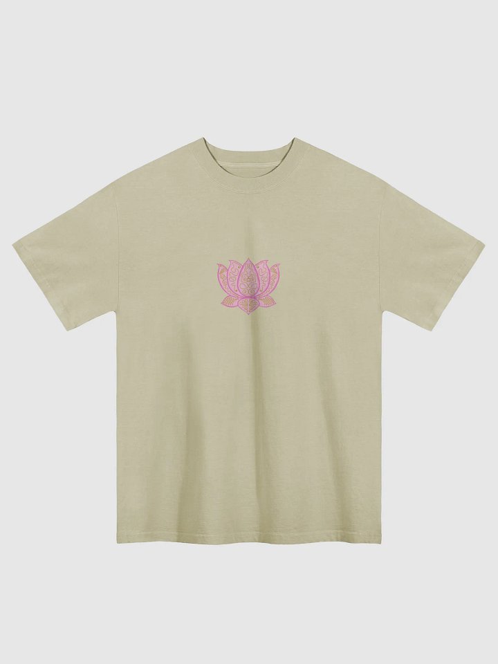 Golden Lotus Oversized Tee product image (1)