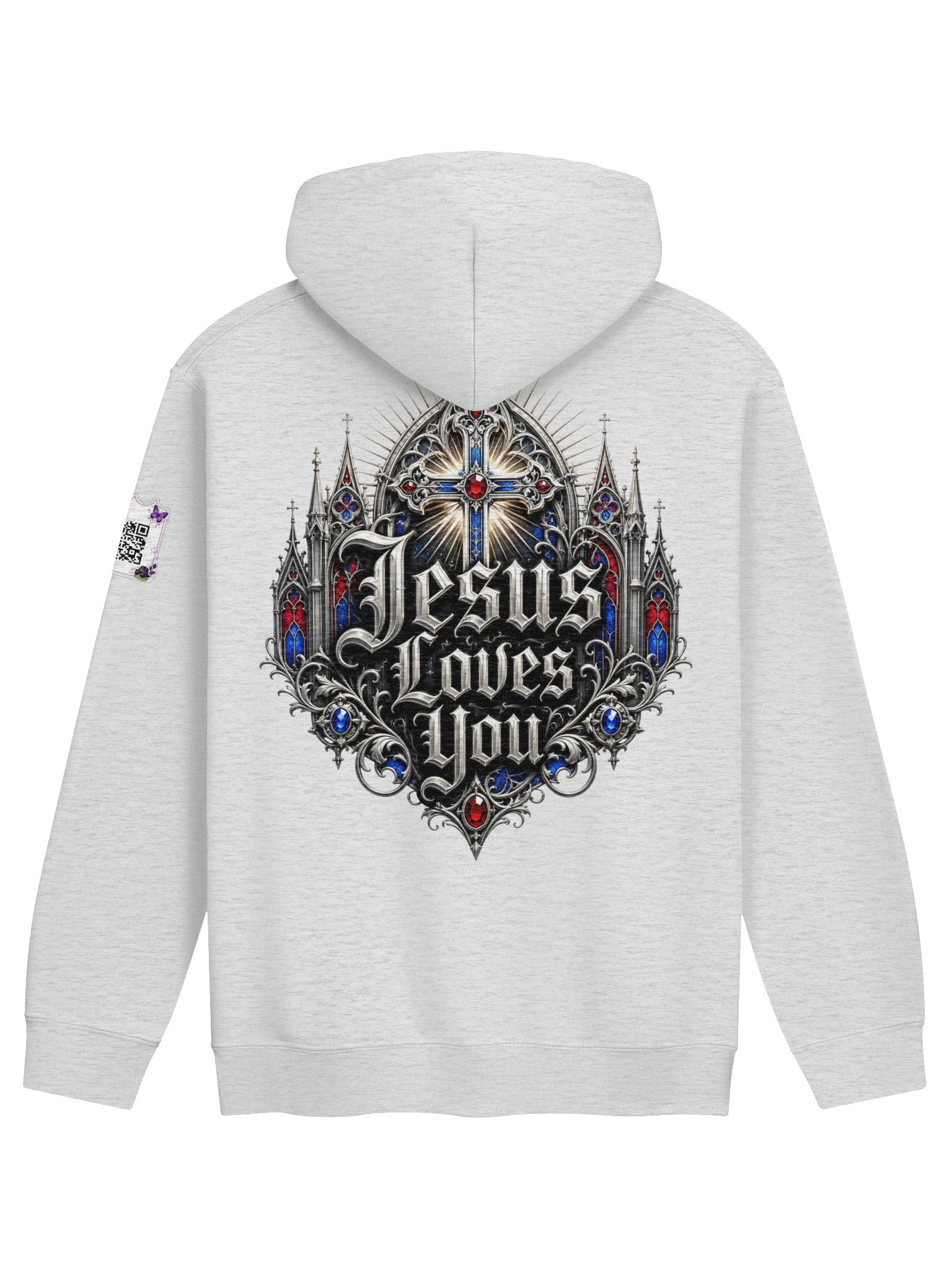 Jesus Loves You (3) Hoodie w/QR product image (33)