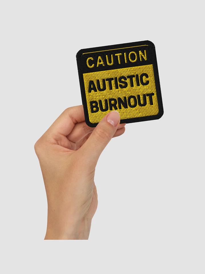 CAUTION: ASD BURNOUT patch product image (2)