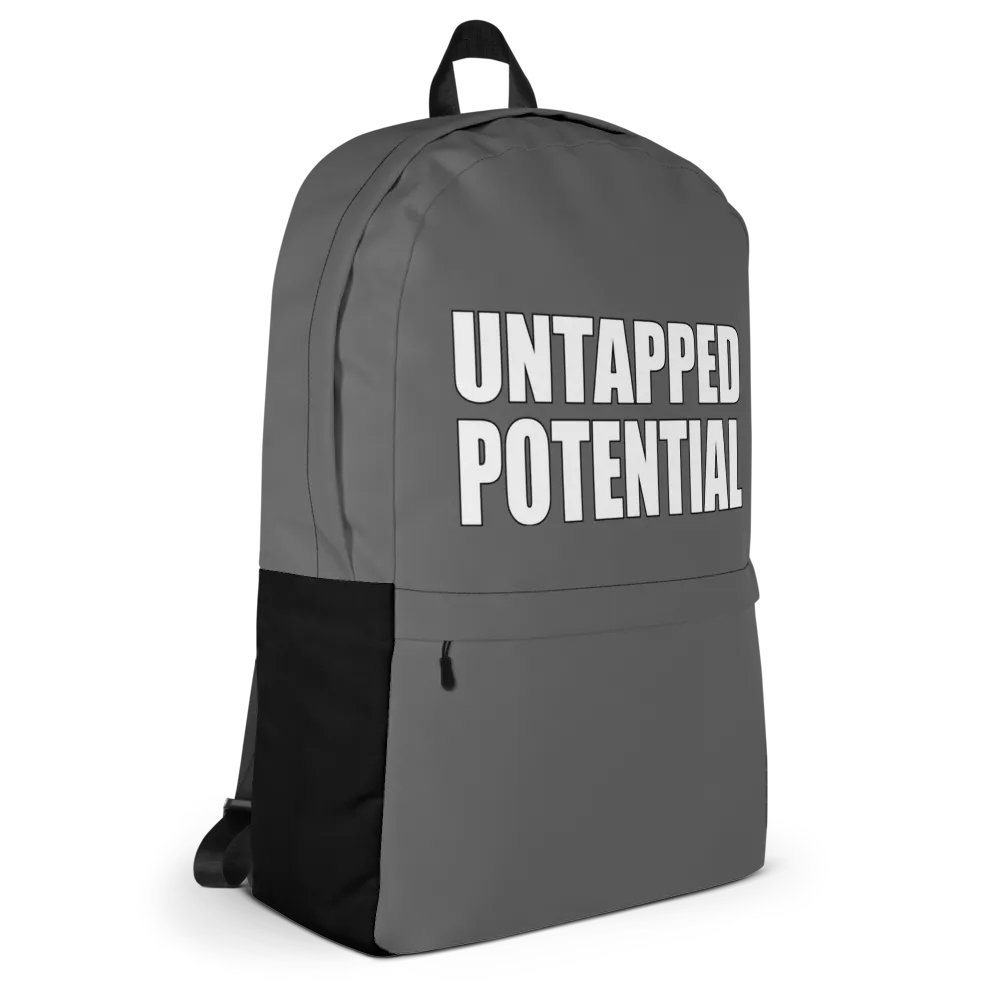 Untapped Potential Gray Large Print Back Pack product image (2)