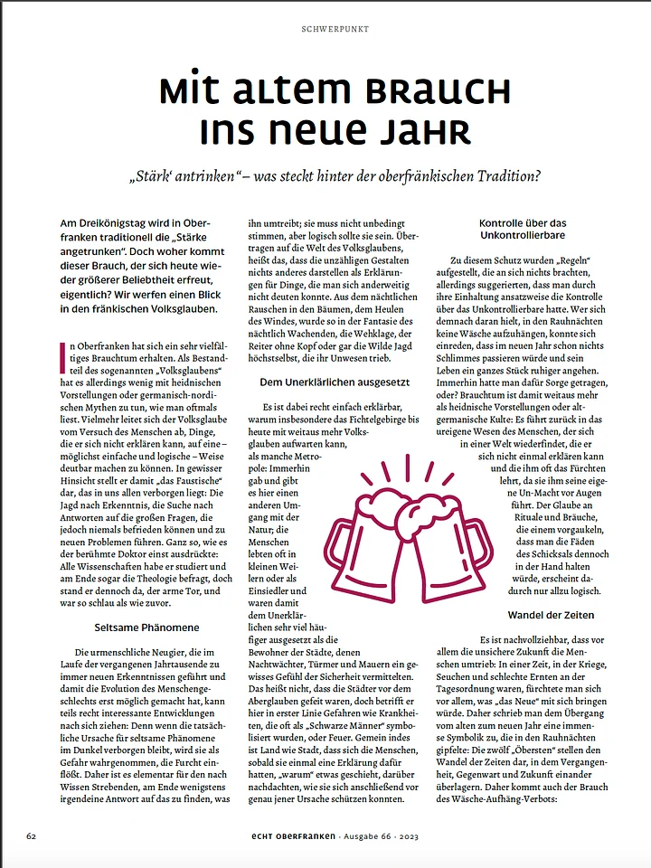 Mit altem Brauch ins neue Jahr: Stärke antrinken product image (1)