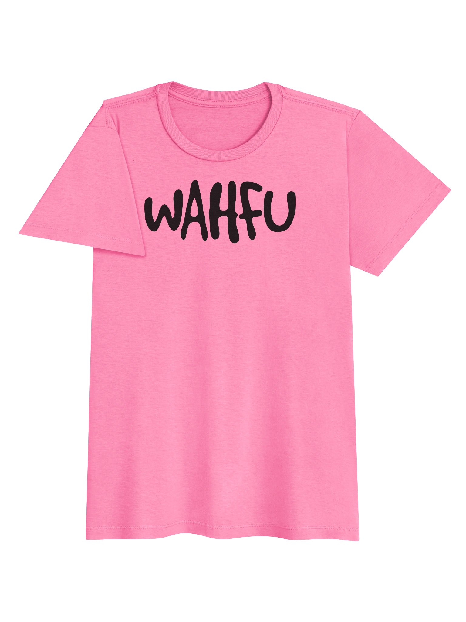 Ladies WAHFU logo softstyle t-shirt - Pink product image (3)