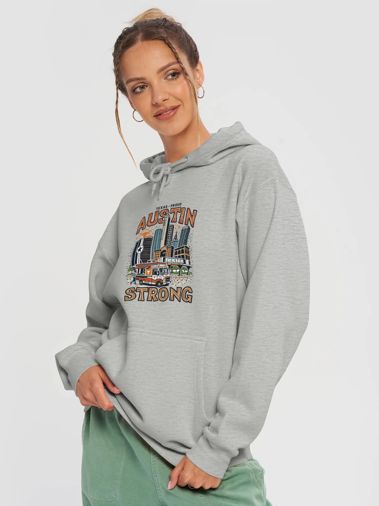 Austin Strong Cityscape Hoodie product image (15)