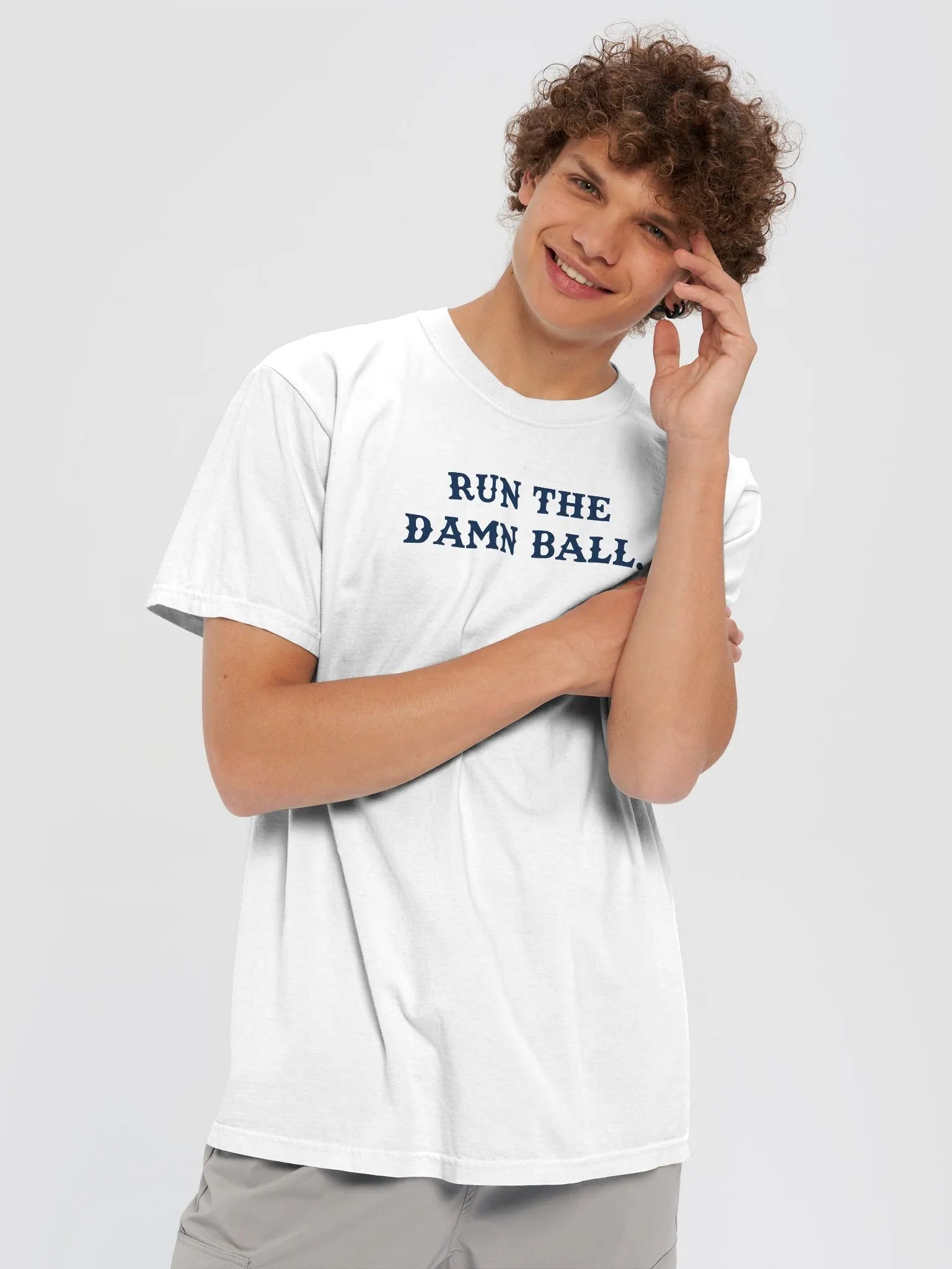 Run The Damn Ball (White) product image (5)