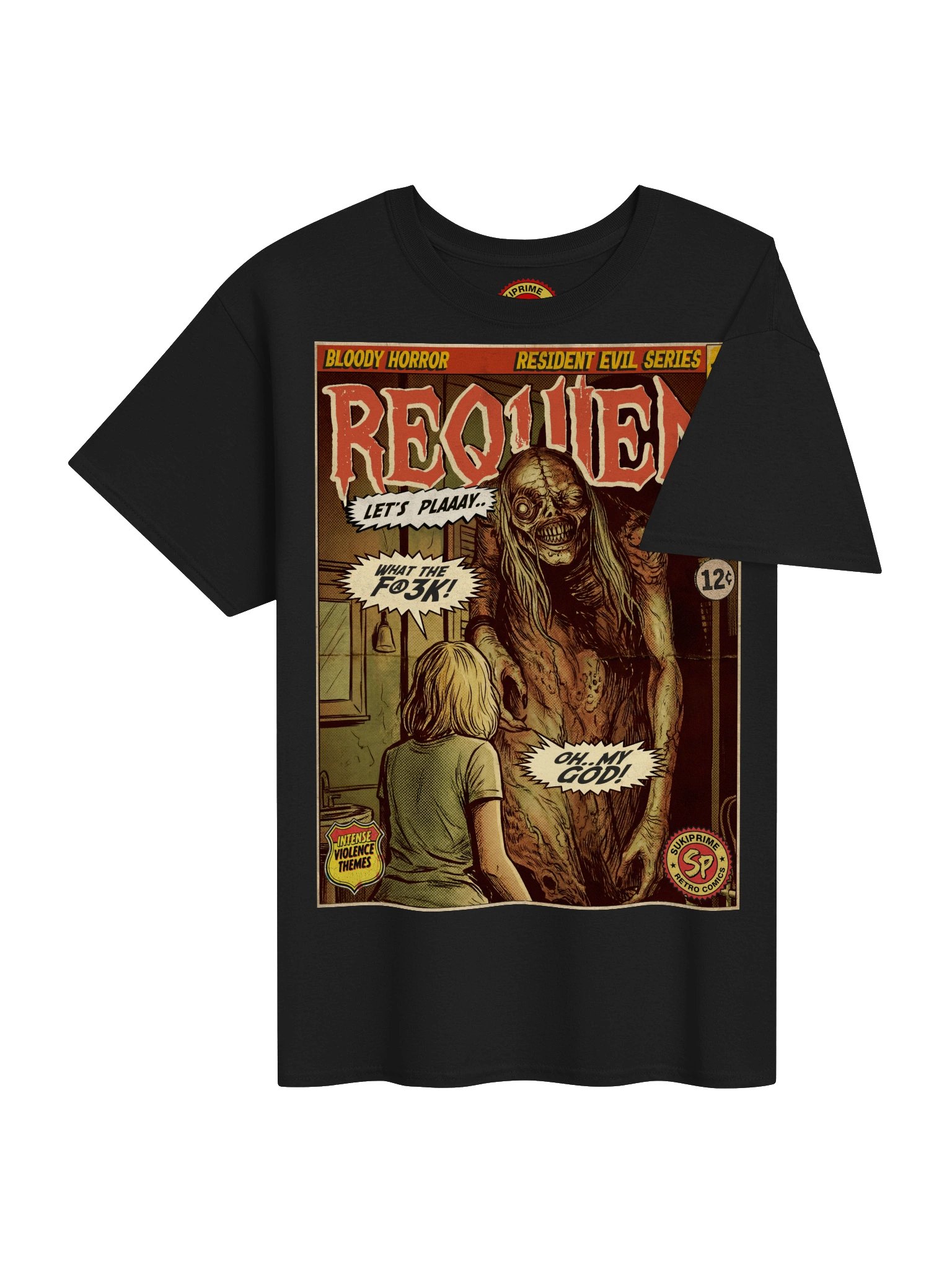 Resident Evil Requiem The Girl Comic Art T-Shirt product image (4)