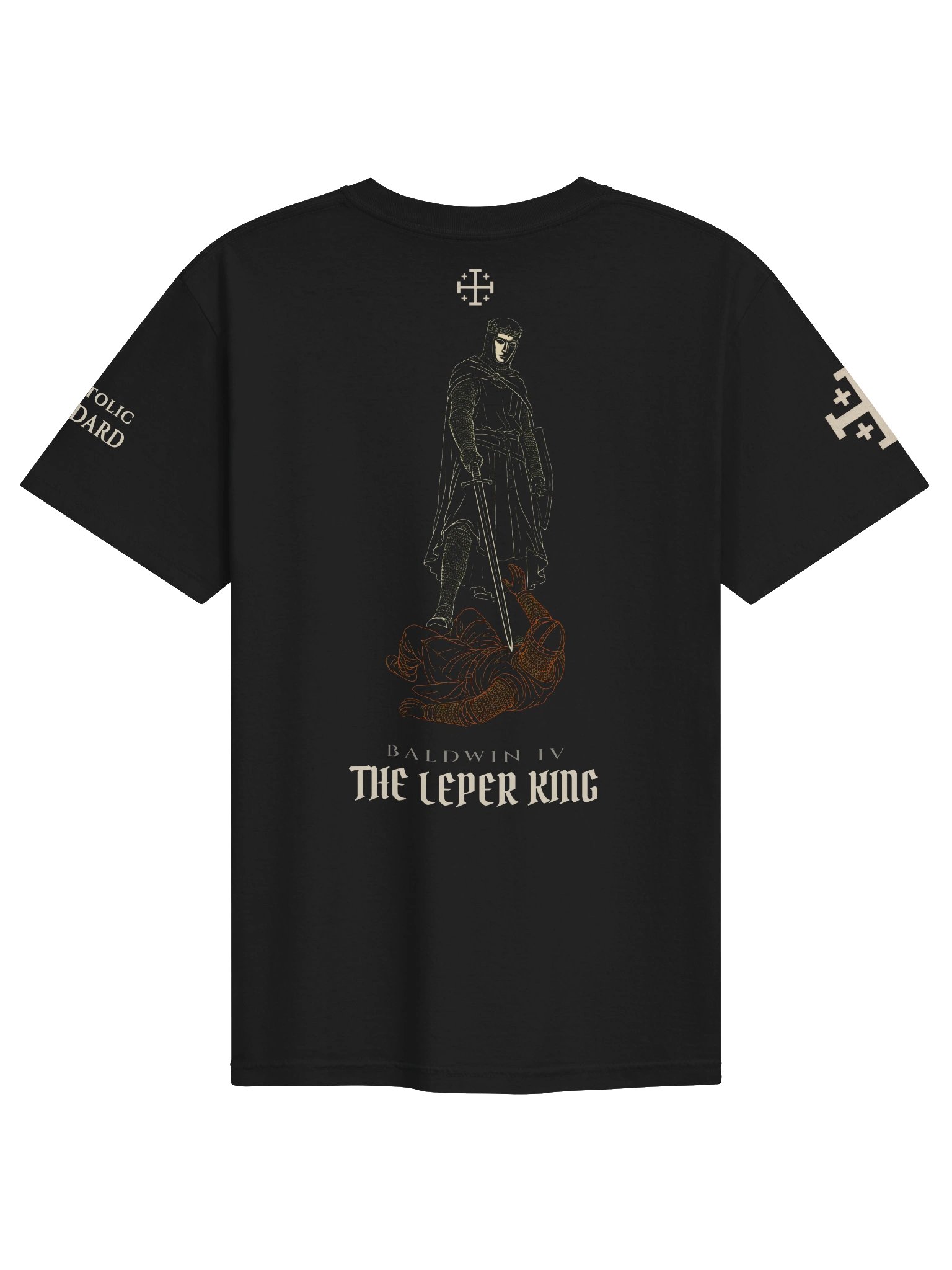 Baldwin IV — The Leper King Heavyweight Tee product image (8)
