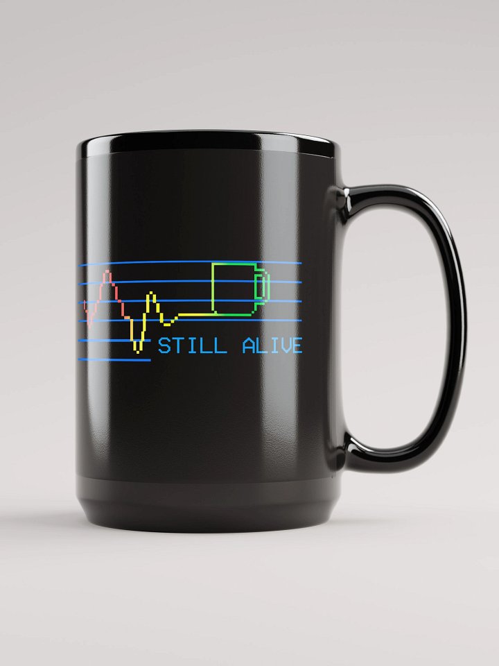 Heartbeat Coffee Mug "STILL ALIVE" - Big Mug 15oz product image (1)