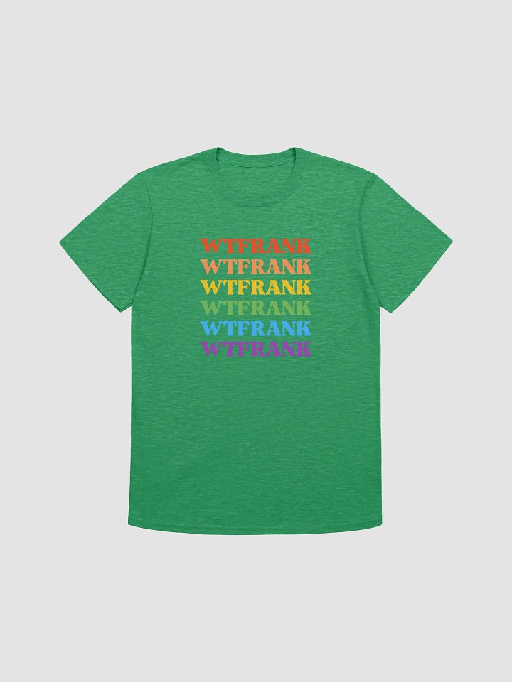 Rainbow WTFRANK Unisex Tee product image (1)