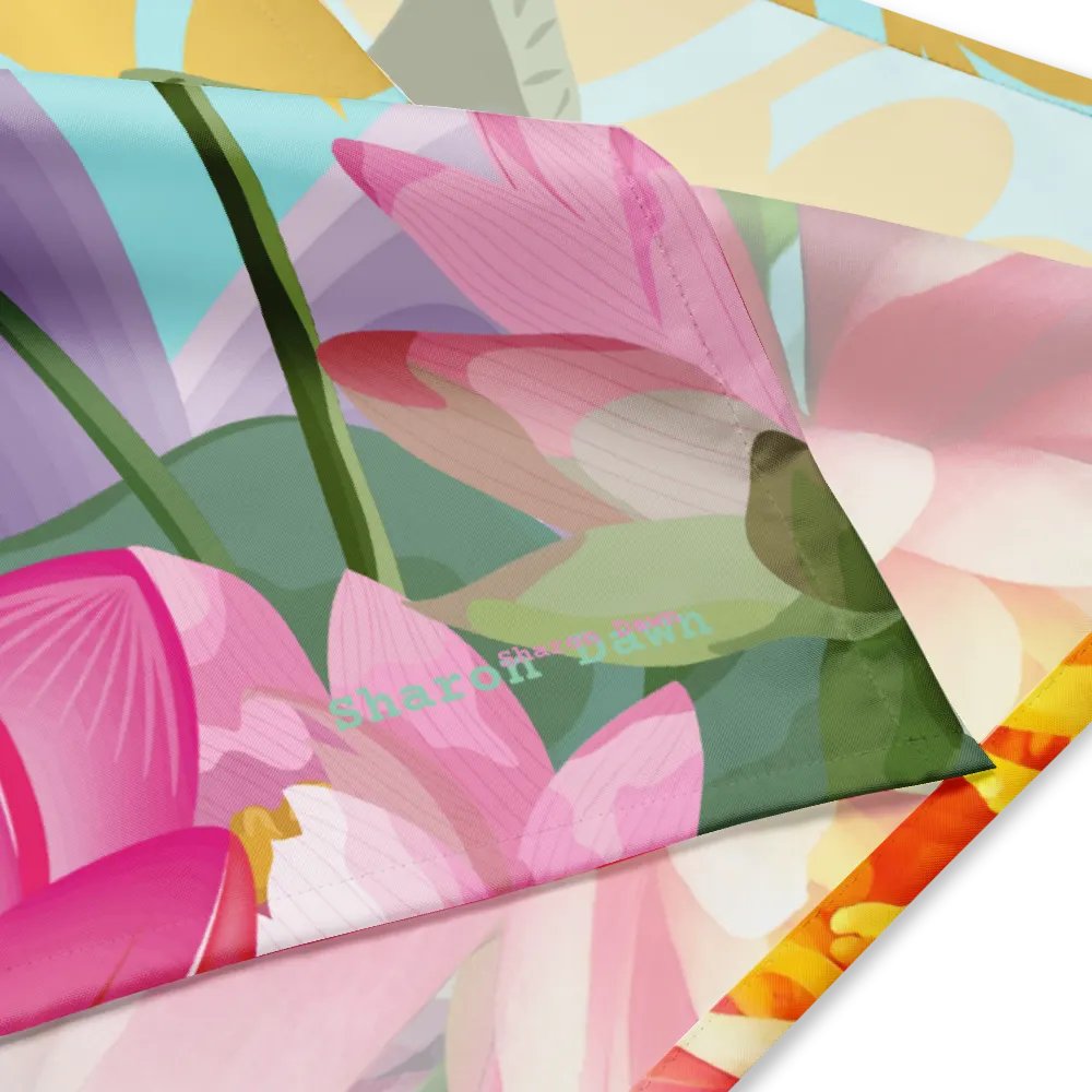 Lotus Pond Bandana product image (4)