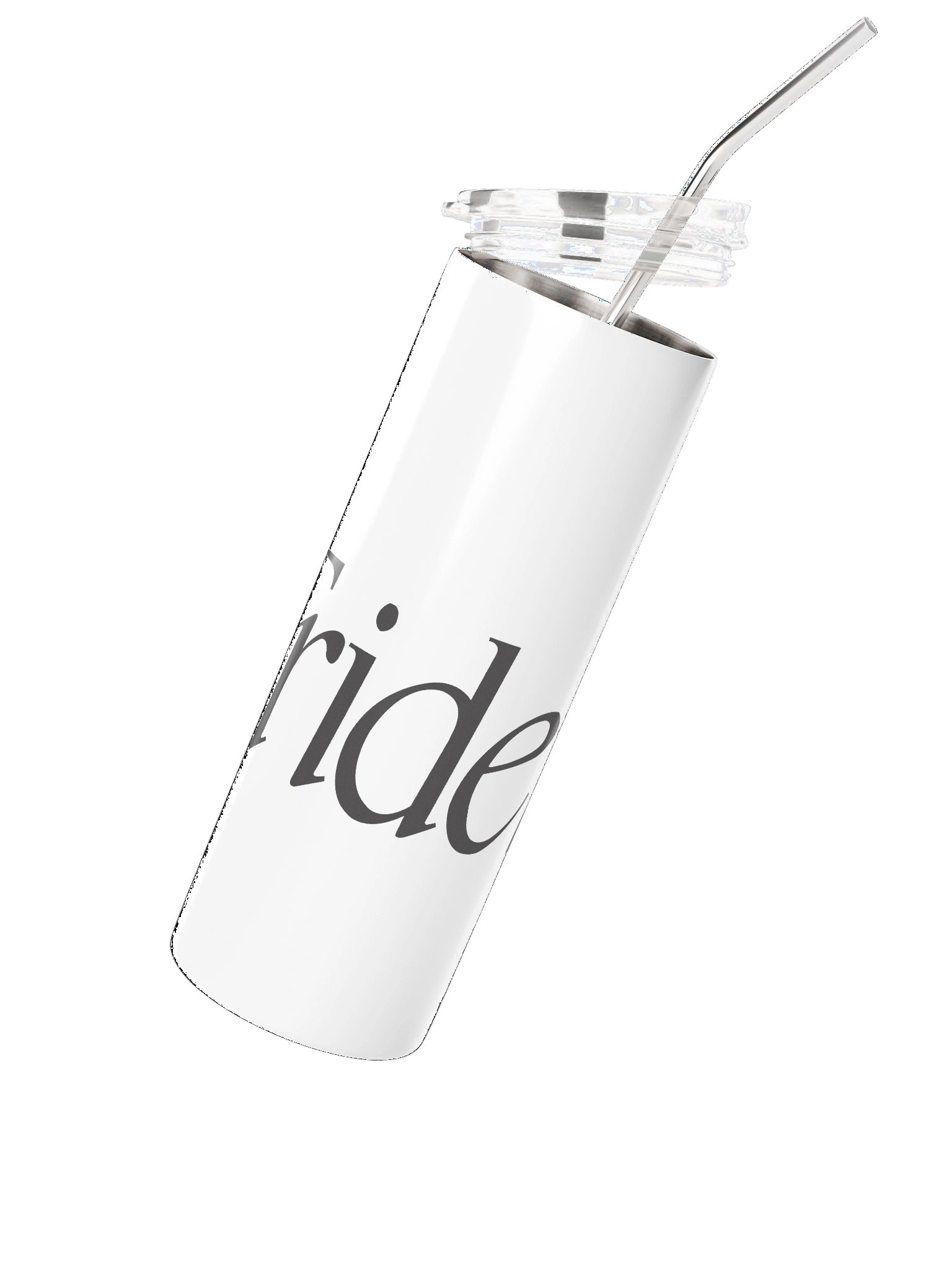 Trident Microsystems Stainless Steel Tumbler with Reusable Straw product image (2)