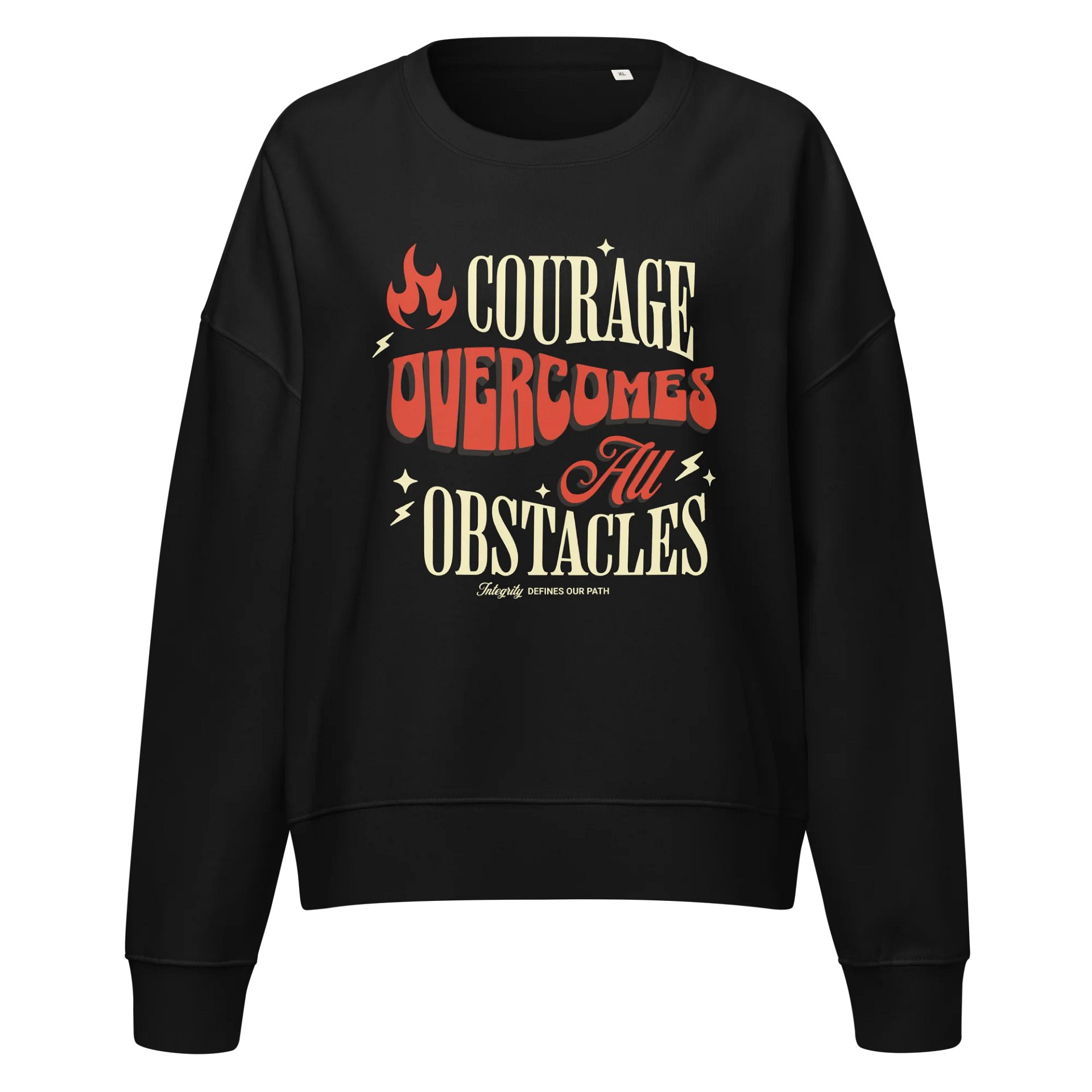 Courage Overcomes all Obstacles Women's Crewneck Sweatshirt product image (1)