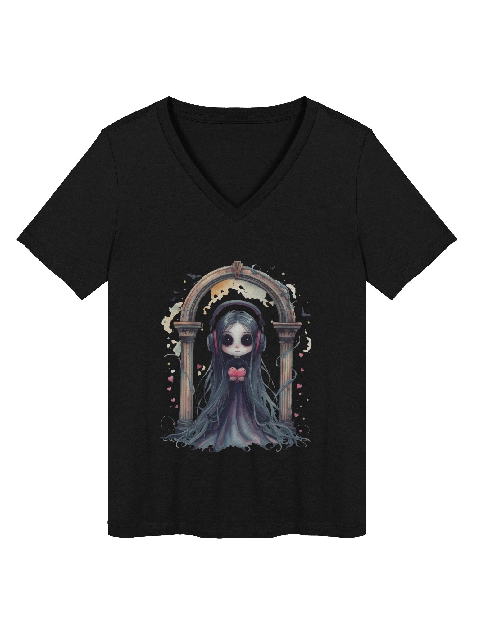 Whimsical Beats V-Neck Tee product image (1)