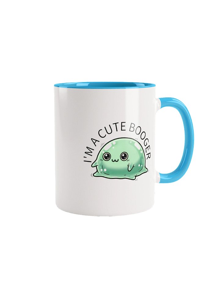 Little Booger Ceramic Mug (Cyan Inner Layer) product image (1)