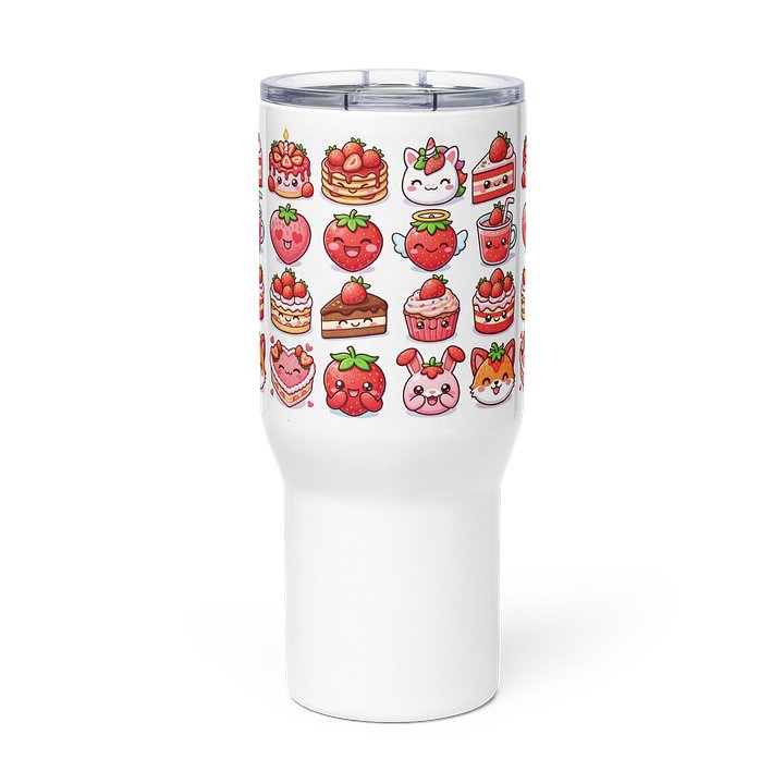 Sweet Strawberry Delights Travel Mug product image (3)