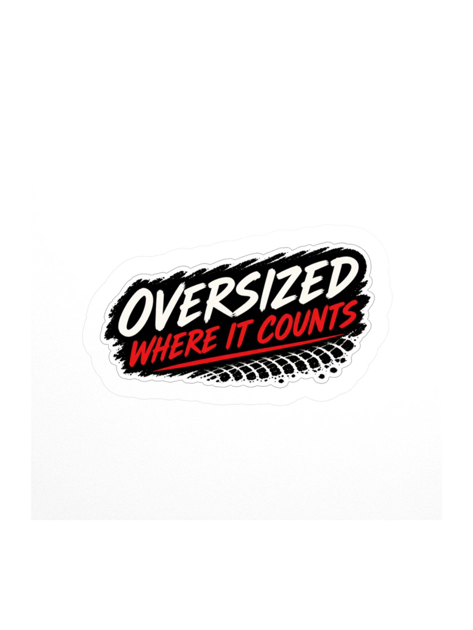Oversized Where It Counts Sticker product image (1)