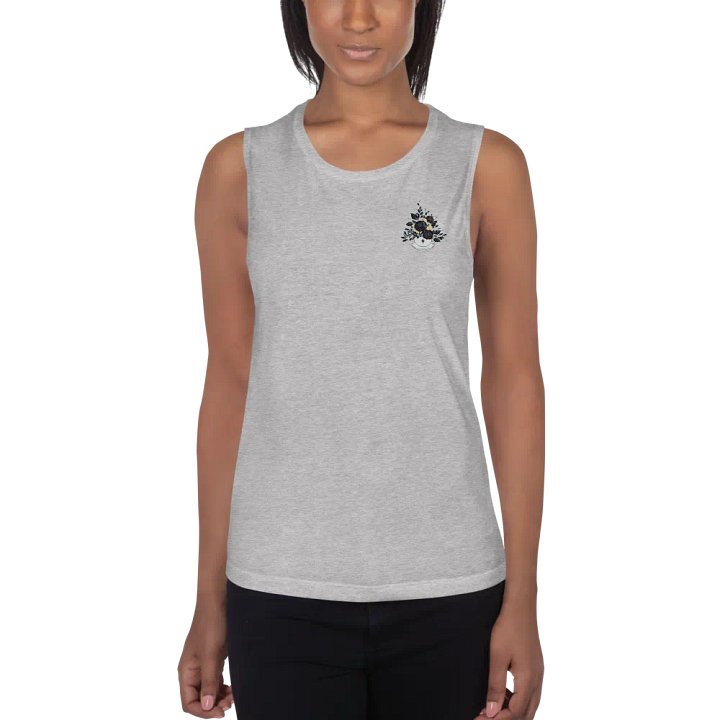 JeffBrutlag Florals and Moon Logo Femme Fit Tank product image (10)