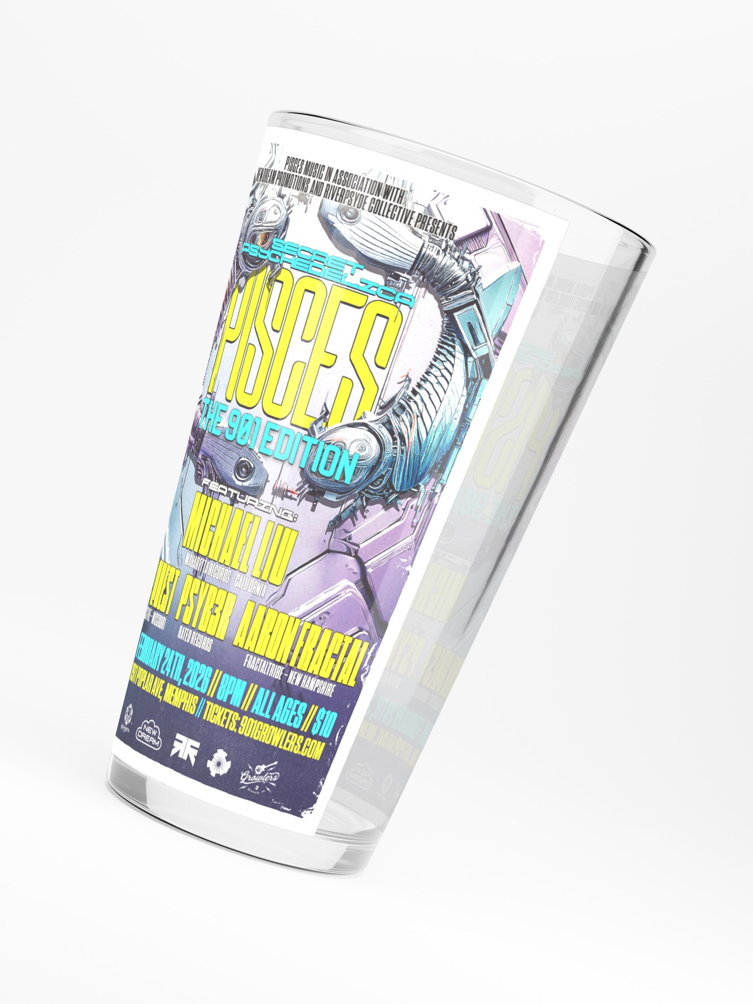 Pisces: the 901 Edition Shaker Pint Glass product image (4)