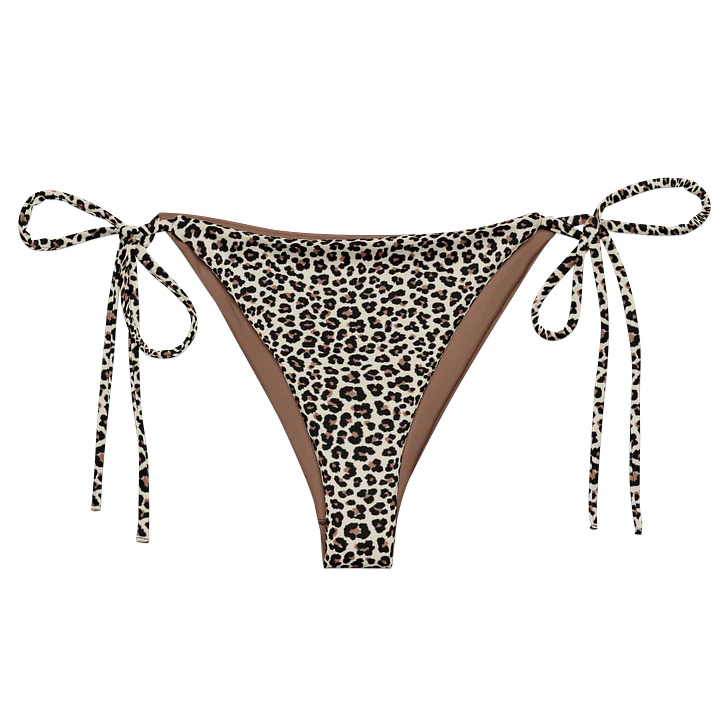 Triangle Bikini Bottom "Abstract Animal Leopard Skin Fur Pattern" product image (1)