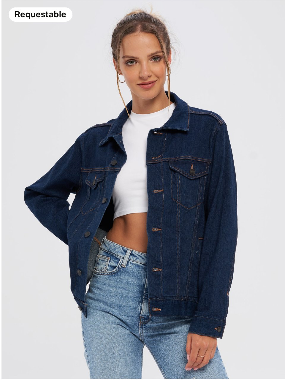 Unisex KNIGHTHXXD Denim Jacket product image (1)