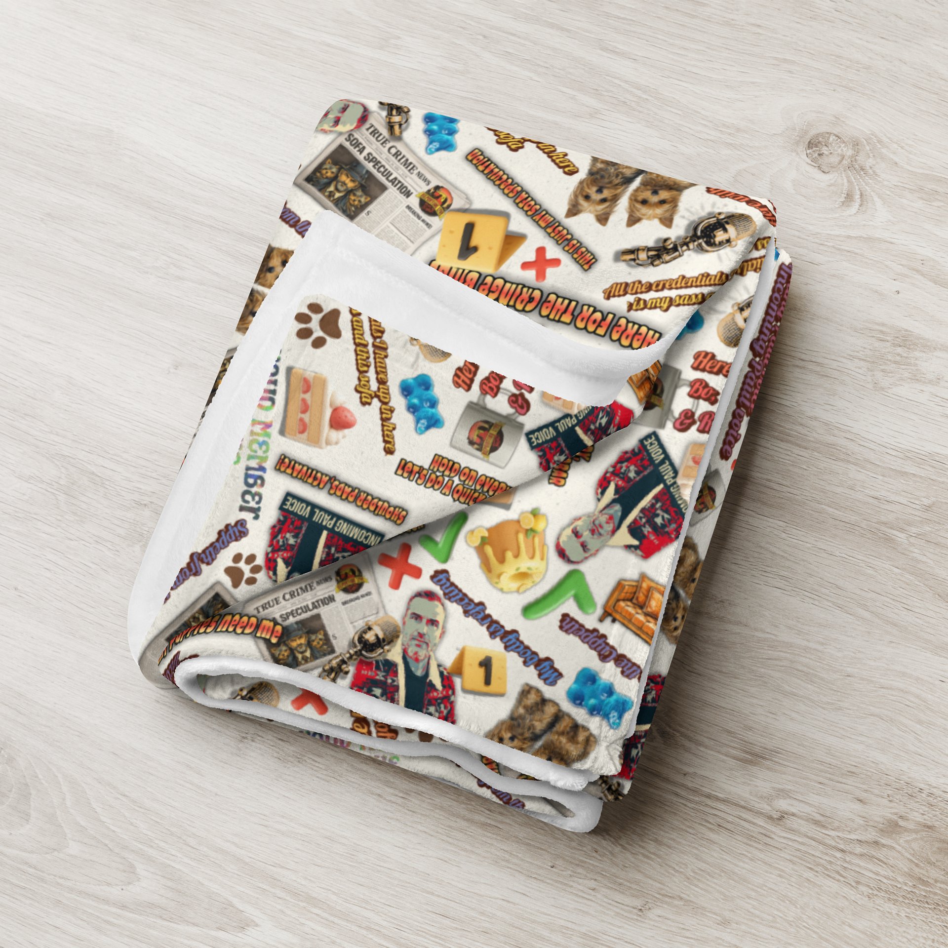 Sofa Squad Paulisms Seamless Pattern Blanket product image (9)