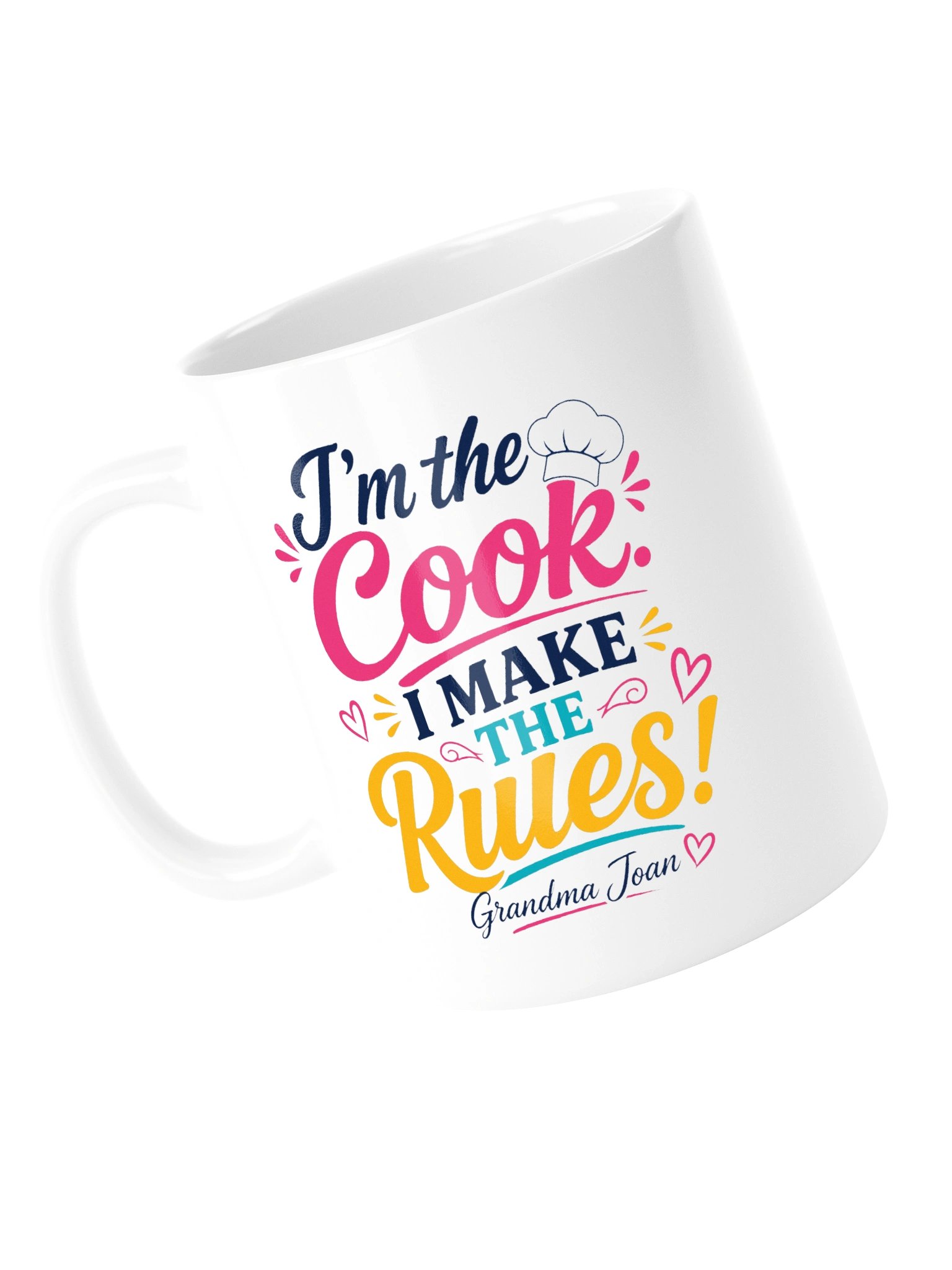I'm the Cook, I make the Rules! - White Glossy Mug product image (2)