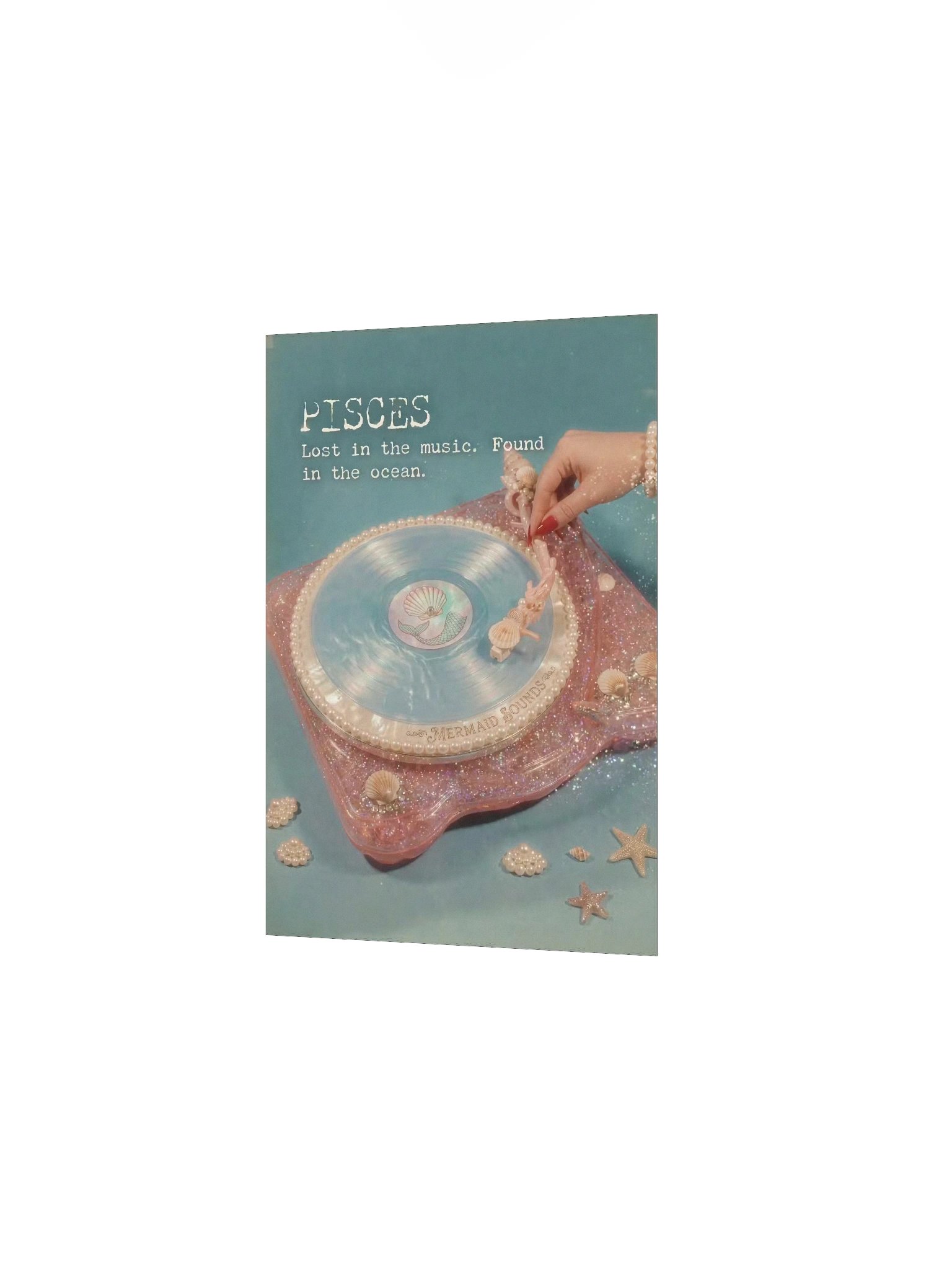 Pisces Mermaid Zodiac Print product image (2)