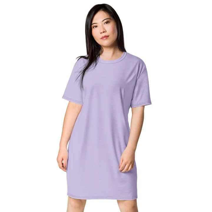 Oversized T-Shirt Dress - Ethereal Fog, Sizes 2XS-6XL product image (1)