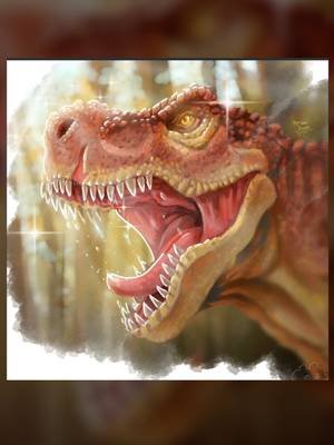 A digital painting of an tyrannosaurus using clipstudio paint for a good friend and regular stream viewer! 😊🦖 Painted in around 3 hours, hope you guys like this cutie  #dinosaur #trex #art #digitalpainting #paleoart 