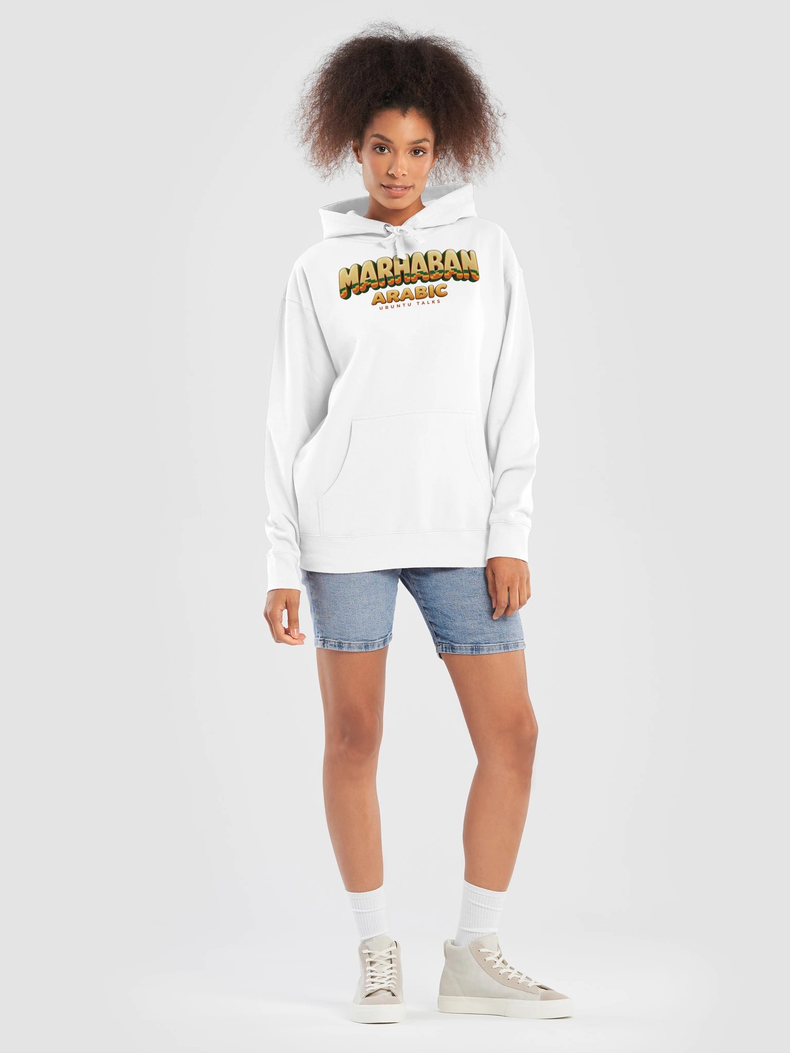 Ubuntu Talks Heritage — MARHABAN | Arabic Premium Hoodie product image (13)
