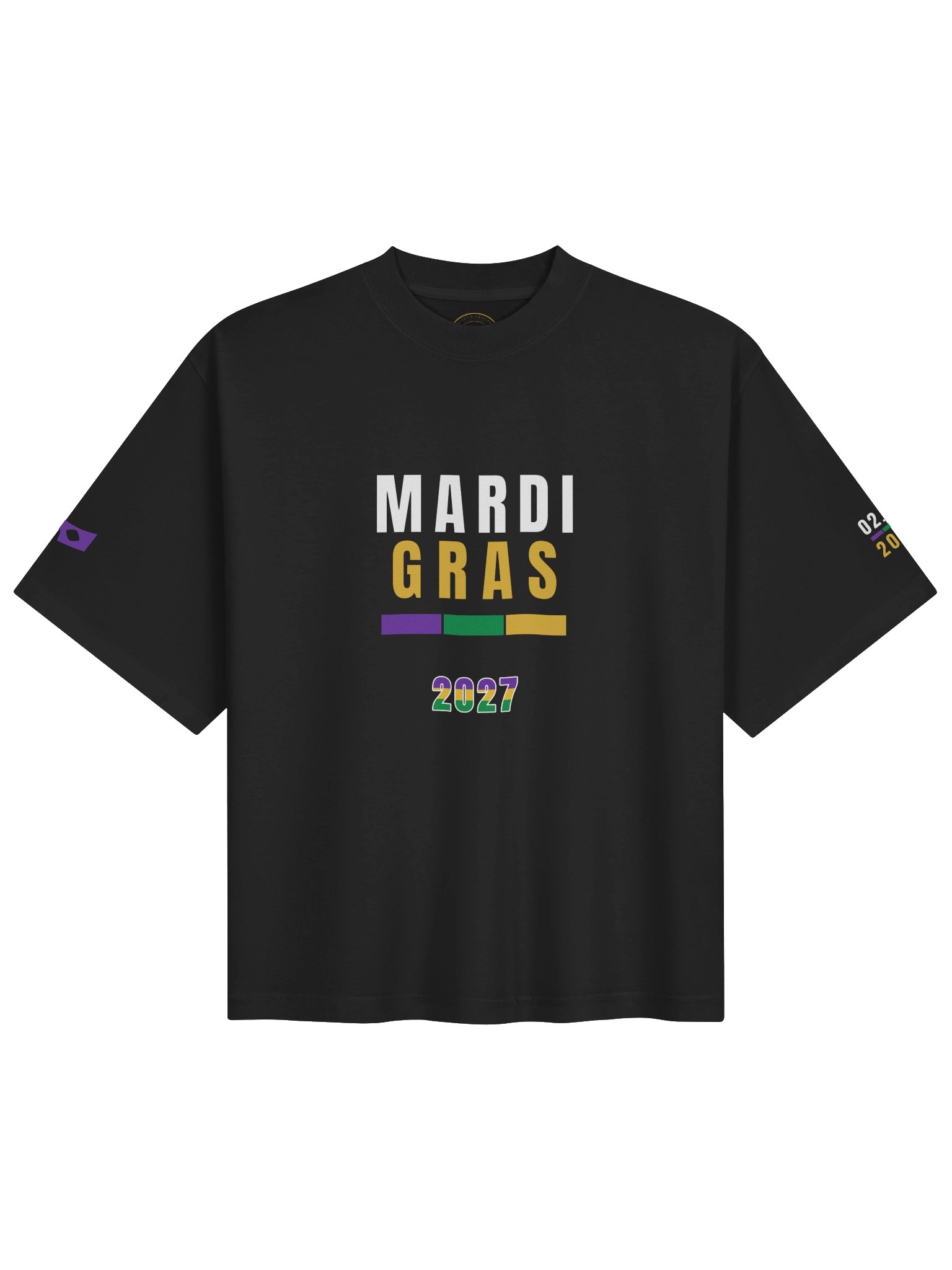 MARDI GRAS MMXXVII — Carnival · Tee · Black product image (1)