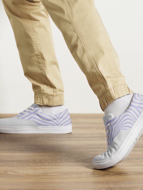 Symmetric Waves Men's Canvas Shoes product image (3)