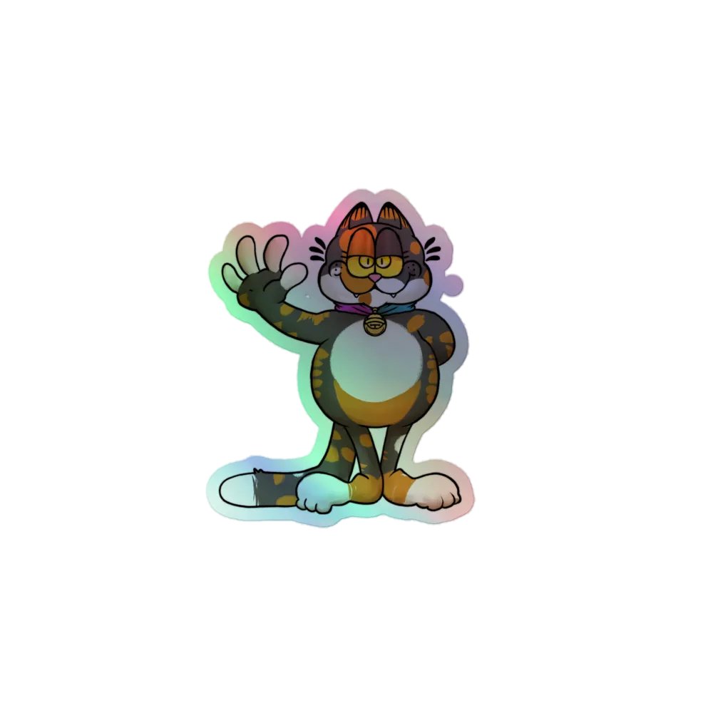 Holo Garfcake Sticker product image (1)