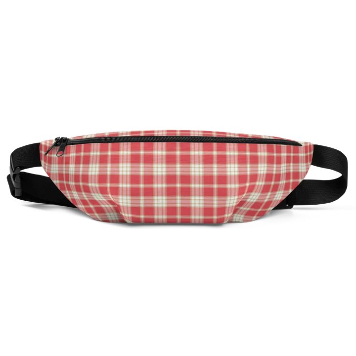 Coral Pink Plaid Fanny Pack product image (2)