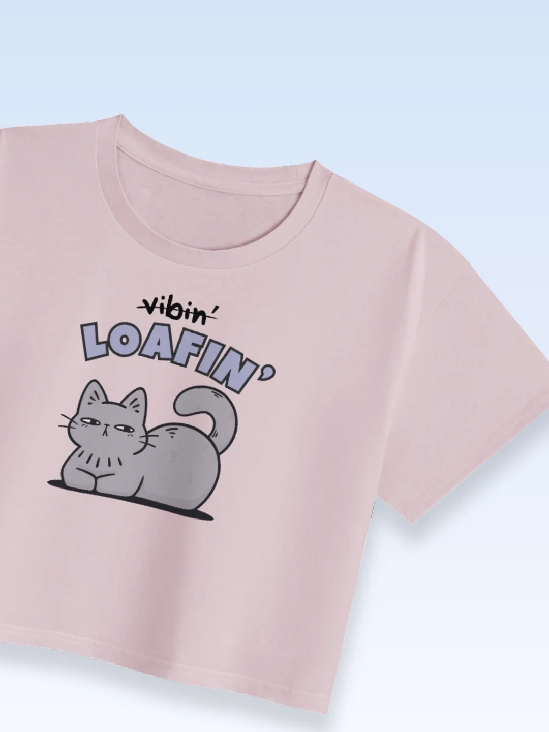 LOAFIN' Crop Tee product image (1)