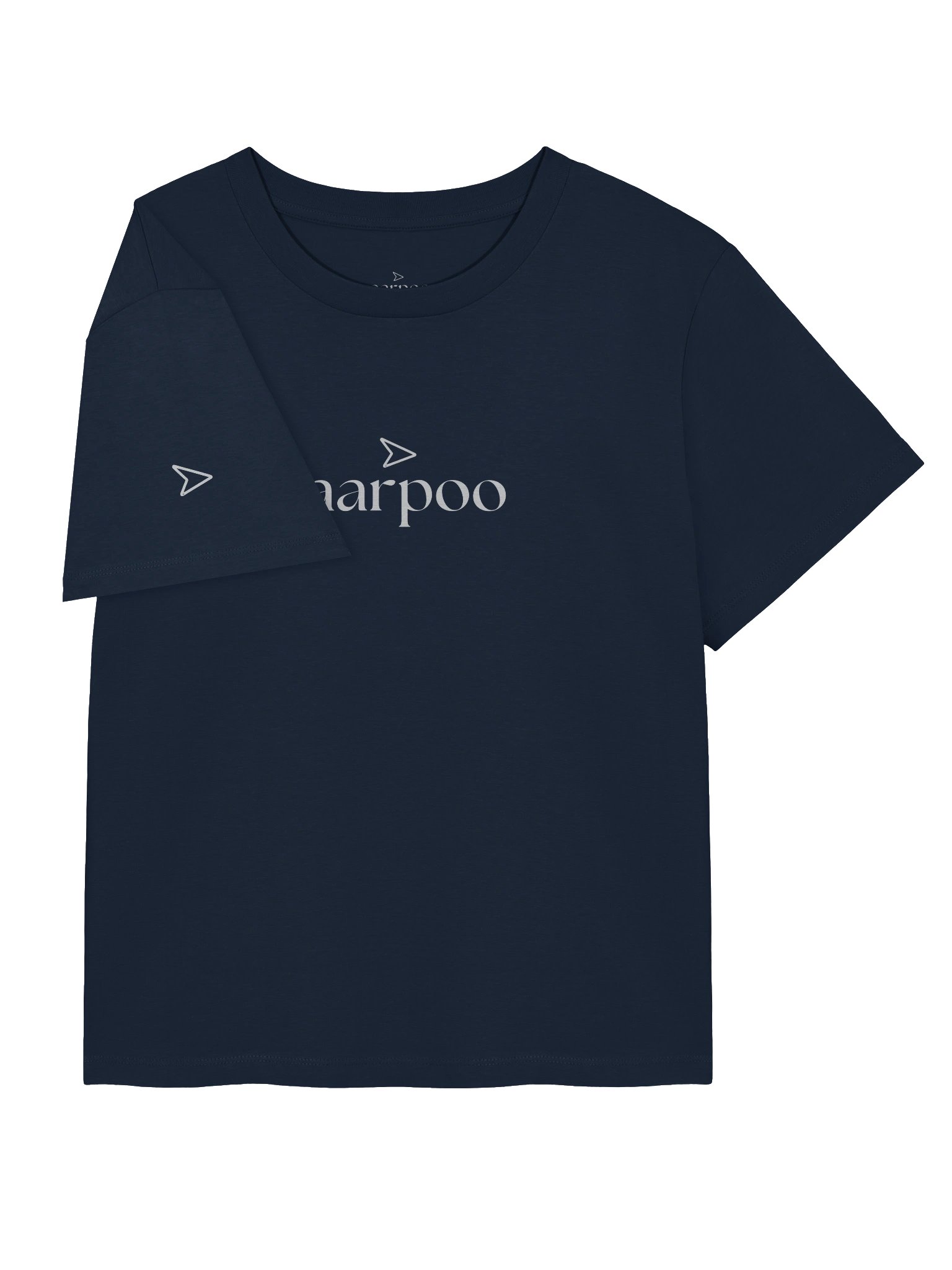 Aarpoo Girl Power Women's Organic Ribbed Neck T-Shirt product image (3)