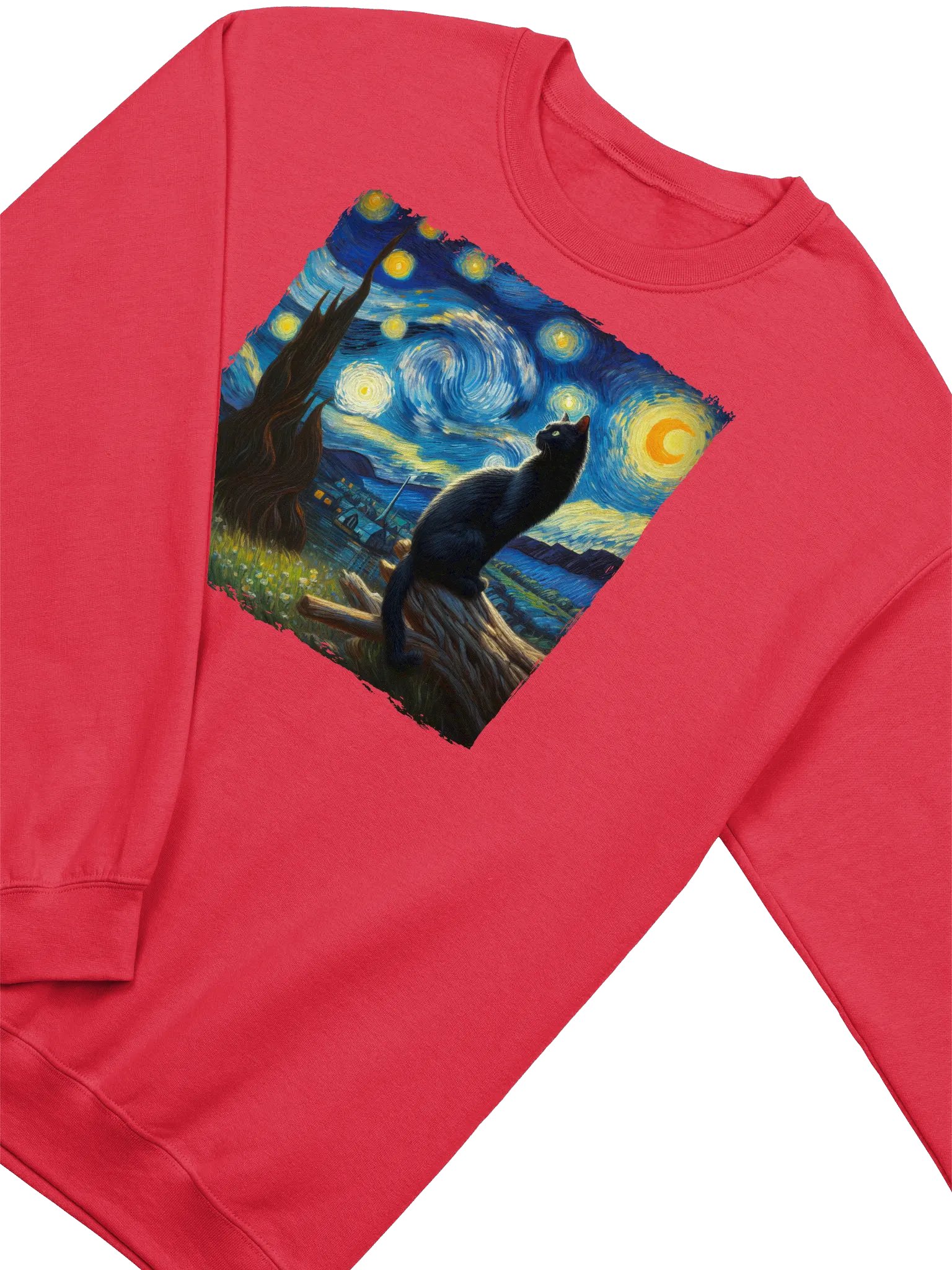 BLACK CAT STARRY NIGHT SWEATSHIRT product image (34)
