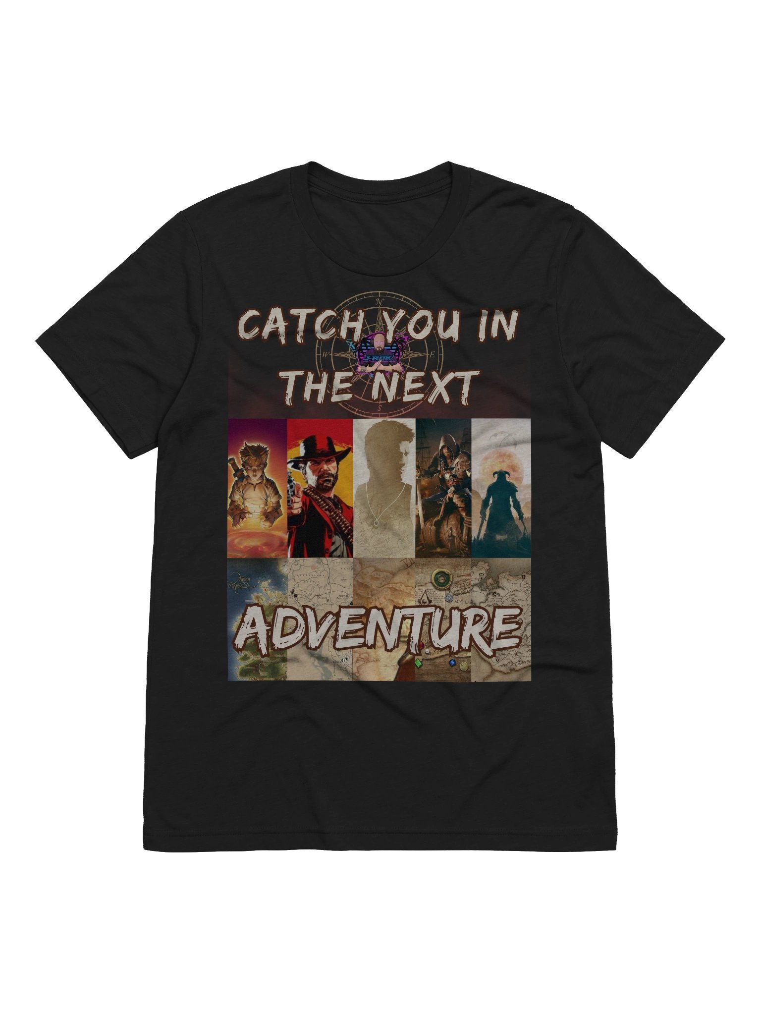 Gaming Adventure T-shirt (Front Design) product image (3)